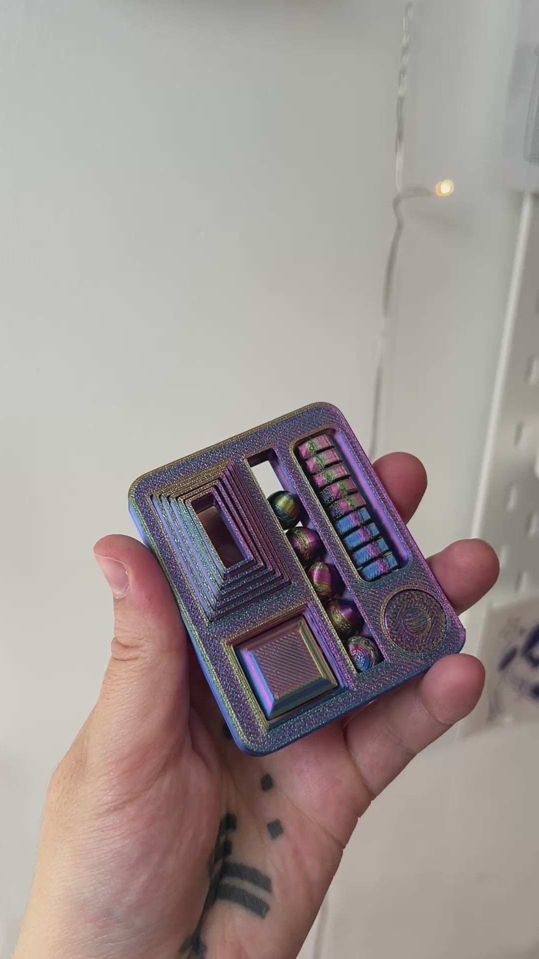 Rainbow 5-in-1 Fidget Card